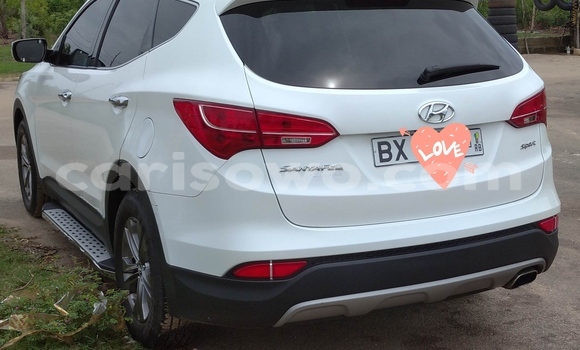Acheter Occasion Voiture Hyundai Santa Fe Blanc à Cotonou, Benin