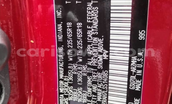 Acheter Occasion Voiture Toyota Highlander Rouge à Cotonou, Benin Acheter Occasion Voiture Toyota Highlander Rouge à Cotonou, Benin