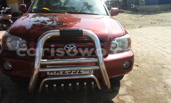Sayi Na hannu Toyota Highlander Red Mota in Cotonou a Benin Sayi Na hannu Toyota Highlander Red Mota in Cotonou a Benin