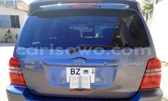 Ra Àlòkù Toyota Highlander Blue Ọkọ̀ in Cotonou ni Benin