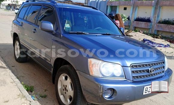 Buy Used Toyota Highlander Blue Car in Cotonou in Benign Buy Used Toyota Highlander Blue Car in Cotonou in Benign