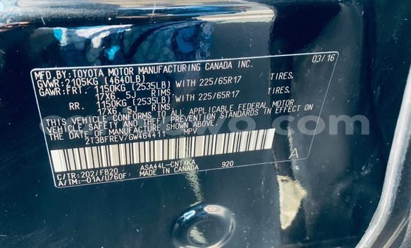 Acheter Occasion Voiture Toyota RAV4 Noir à Cotonou, Benin Acheter Occasion Voiture Toyota RAV4 Noir à Cotonou, Benin