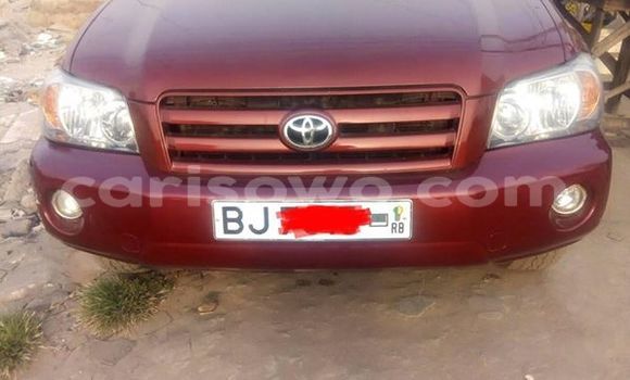 Acheter Occasion Voiture Toyota Highlander Rouge à Cotonou au Benin Acheter Occasion Voiture Toyota Highlander Rouge à Cotonou au Benin
