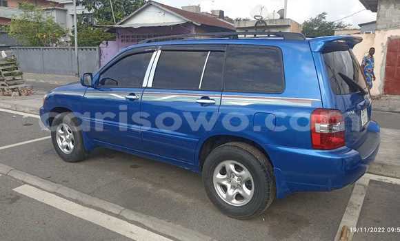 Buy Used Toyota Highlander Blue Car in Cotonou in Benign Buy Used Toyota Highlander Blue Car in Cotonou in Benign