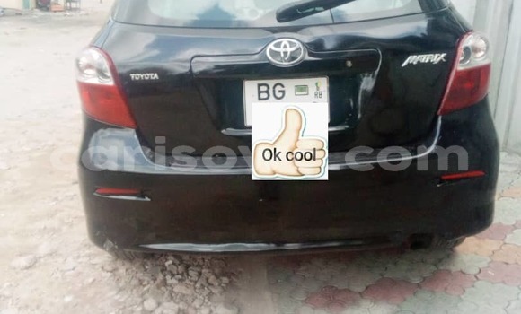 Sayi Na hannu Toyota Matrix Black Mota in Cotonou a Benin Sayi Na hannu Toyota Matrix Black Mota in Cotonou a Benin