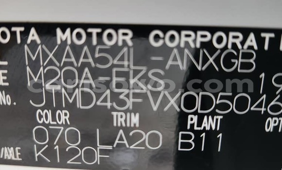 Acheter Occasion Voiture Toyota RAV4 Blanc à Cotonou, Benin Acheter Occasion Voiture Toyota RAV4 Blanc à Cotonou, Benin