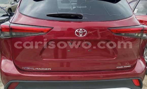 Sayi Sabo Toyota Highlander Red Mota in Cotonou a Benin Sayi Sabo Toyota Highlander Red Mota in Cotonou a Benin