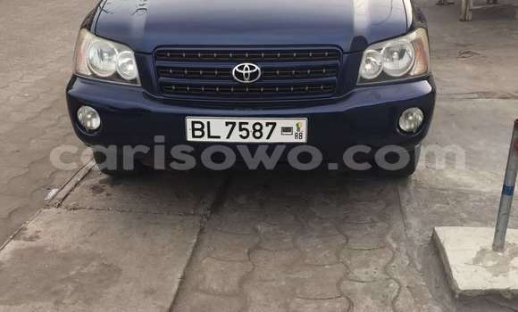 Acheter Occasion Voiture Toyota Highlander Bleu à Cotonou, Benin Acheter Occasion Voiture Toyota Highlander Bleu à Cotonou, Benin