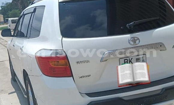 Acheter Occasion Voiture Toyota Highlander Blanc à Cotonou, Benin