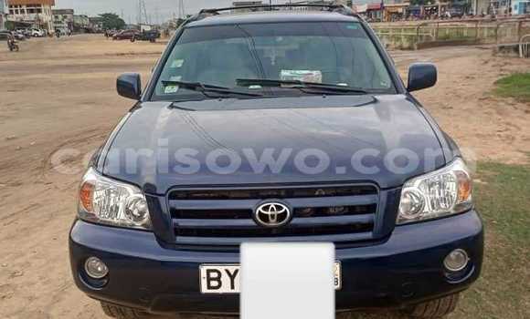 Ra Àlòkù Toyota Highlander Blue Ọkọ̀ in Cotonou ni Benin Ra Àlòkù Toyota Highlander Blue Ọkọ̀ in Cotonou ni Benin