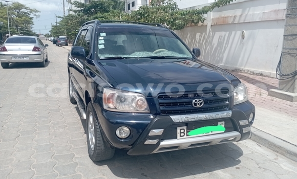 Sayi Na hannu Toyota Highlander Black Mota in Cotonou a Benin Sayi Na hannu Toyota Highlander Black Mota in Cotonou a Benin