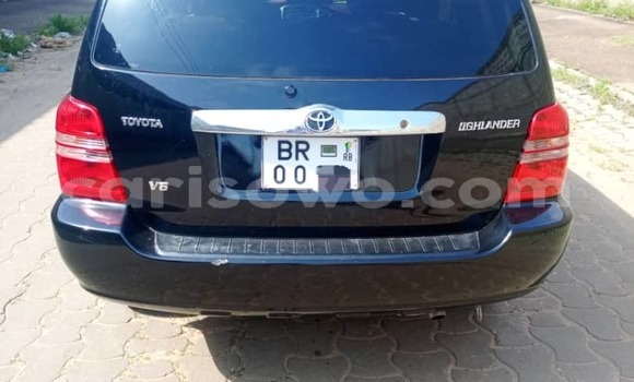 Sayi Na hannu Toyota Highlander Black Mota in Cotonou a Benin Sayi Na hannu Toyota Highlander Black Mota in Cotonou a Benin