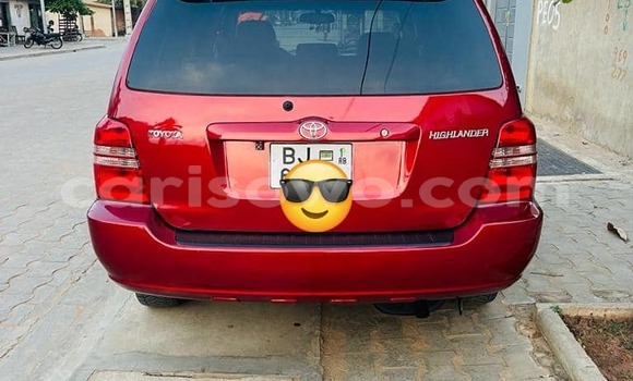 Acheter Occasion Voiture Toyota Highlander Rouge à Cotonou, Benin