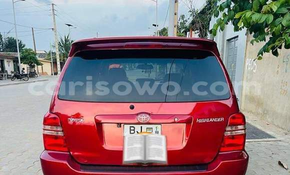 Acheter Occasion Voiture Toyota Highlander Rouge à Cotonou, Benin Acheter Occasion Voiture Toyota Highlander Rouge à Cotonou, Benin
