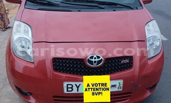 Acheter Occasion Voiture Toyota Yaris Rouge à Cotonou, Benin