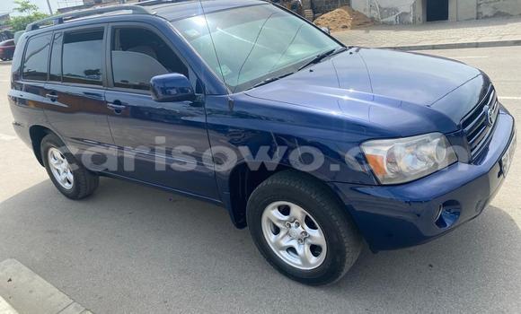 Buy Used Toyota Highlander Blue Car in Cotonou in Benign Buy Used Toyota Highlander Blue Car in Cotonou in Benign