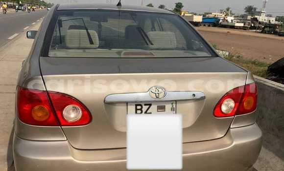 Buy Used Toyota Corolla Beige Car in Cotonou in Benign