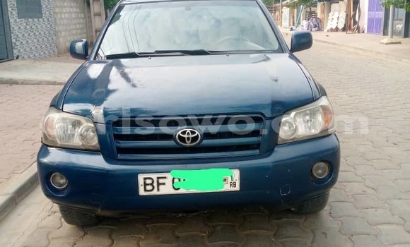 Acheter Occasion Voiture Toyota Highlander Bleu à Cotonou, Benin Acheter Occasion Voiture Toyota Highlander Bleu à Cotonou, Benin