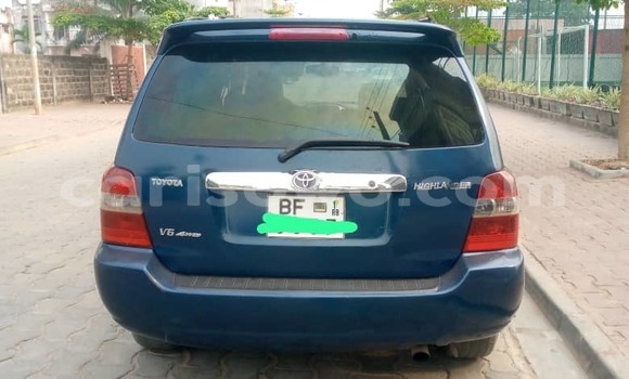 Ra Àlòkù Toyota Highlander Blue Ọkọ̀ in Cotonou ni Benin Ra Àlòkù Toyota Highlander Blue Ọkọ̀ in Cotonou ni Benin