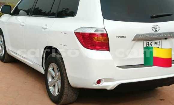 Buy Used Toyota Highlander White Car in Cotonou in Benign Buy Used Toyota Highlander White Car in Cotonou in Benign