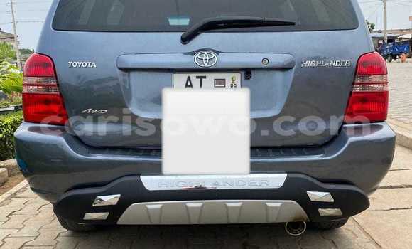Buy Used Toyota Highlander Blue Car in Cotonou in Benign