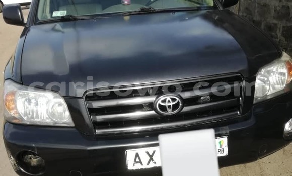 Buy Used Toyota Highlander Black Car in Cotonou in Benign