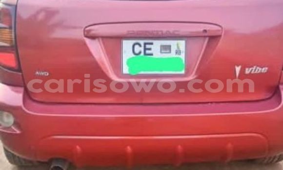 Buy Used Pontiac Vibe Red Car in Cotonou in Benign Buy Used Pontiac Vibe Red Car in Cotonou in Benign