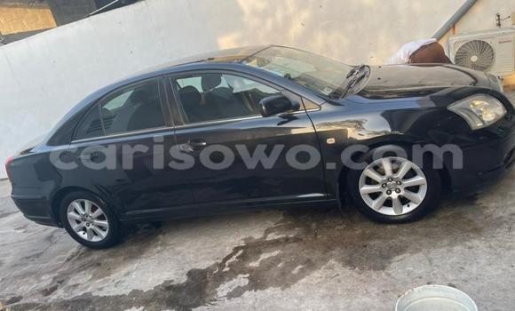 Sayi Na hannu Toyota Avensis Black Mota in Cotonou a Benin Sayi Na hannu Toyota Avensis Black Mota in Cotonou a Benin