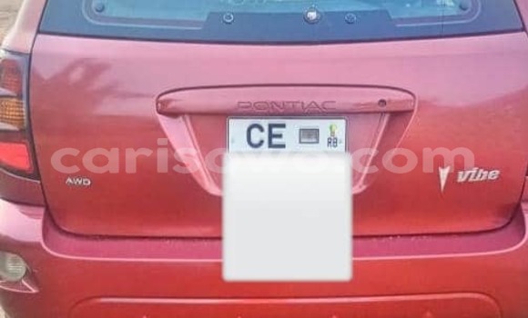 Sayi Na hannu Pontiac Vibe Red Mota in Cotonou a Benin Sayi Na hannu Pontiac Vibe Red Mota in Cotonou a Benin