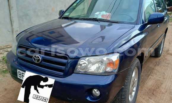 Acheter Occasion Voiture Toyota Highlander Bleu à Cotonou, Benin Acheter Occasion Voiture Toyota Highlander Bleu à Cotonou, Benin