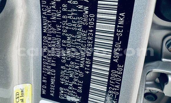 Buy Used Toyota Camry Silver Car in Cotonou in Benign Buy Used Toyota Camry Silver Car in Cotonou in Benign