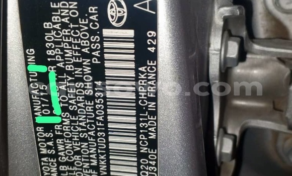 Acheter Occasion Voiture Toyota Yaris Gris à Cotonou, Benin Acheter Occasion Voiture Toyota Yaris Gris à Cotonou, Benin