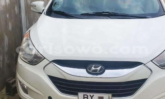Sayi Na hannu Hyundai Tucson White Mota in Cotonou a Benin Sayi Na hannu Hyundai Tucson White Mota in Cotonou a Benin