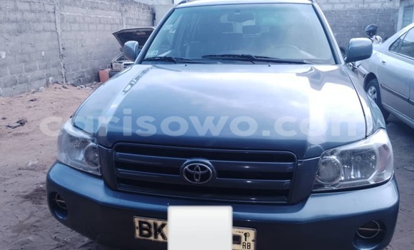 Buy Used Toyota Highlander Blue Car in Cotonou in Benign Buy Used Toyota Highlander Blue Car in Cotonou in Benign