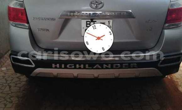 Acheter Occasion Voiture Toyota Highlander Gris à Cotonou, Benin