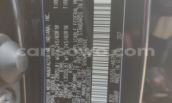 Acheter Occasion Voiture Toyota Highlander Noir à Cotonou, Benin Acheter Occasion Voiture Toyota Highlander Noir à Cotonou, Benin