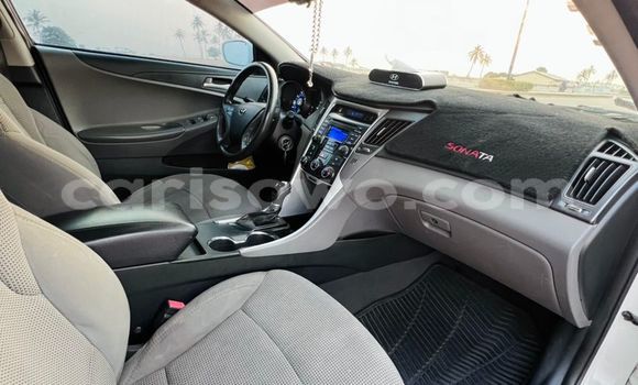 Sayi Na hannu Hyundai Sonata White Mota in Cotonou a Benin Sayi Na hannu Hyundai Sonata White Mota in Cotonou a Benin