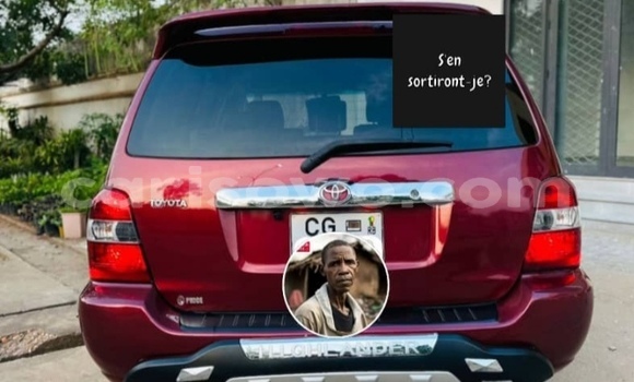 Sayi Na hannu Toyota Highlander Red Mota in Abomey Calavi a Benin Sayi Na hannu Toyota Highlander Red Mota in Abomey Calavi a Benin