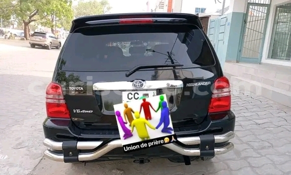 Sayi Na hannu Toyota Highlander Black Mota in Cotonou a Benin Sayi Na hannu Toyota Highlander Black Mota in Cotonou a Benin