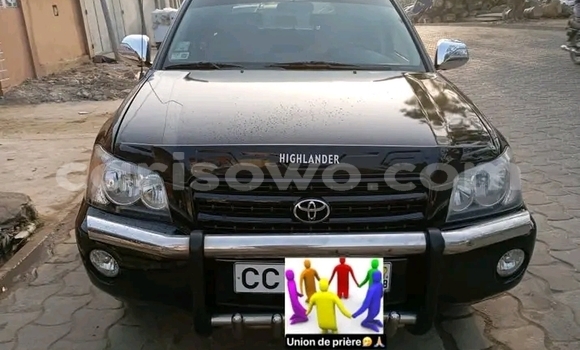 Sayi Na hannu Toyota Highlander Black Mota in Cotonou a Benin Sayi Na hannu Toyota Highlander Black Mota in Cotonou a Benin