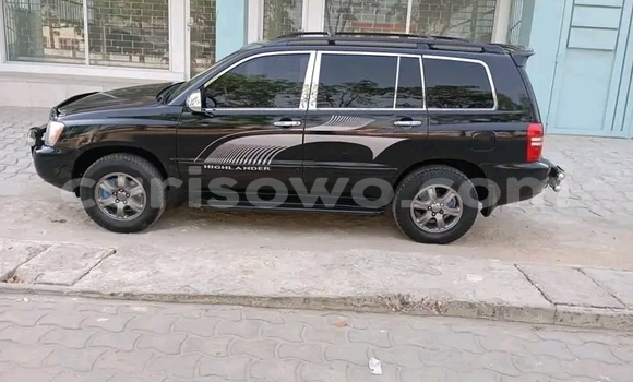 Sayi Na hannu Toyota Highlander Black Mota in Cotonou a Benin Sayi Na hannu Toyota Highlander Black Mota in Cotonou a Benin