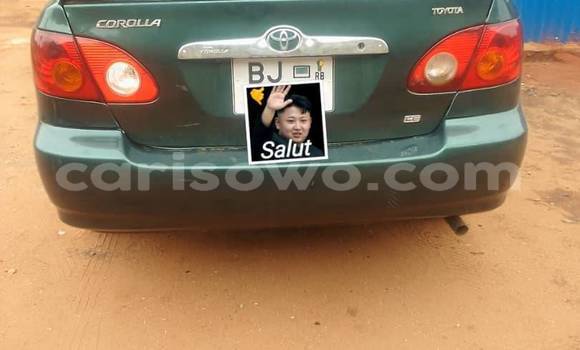 Sayi Na hannu Toyota Corolla Black Mota in Porto Novo a Benin Sayi Na hannu Toyota Corolla Black Mota in Porto Novo a Benin