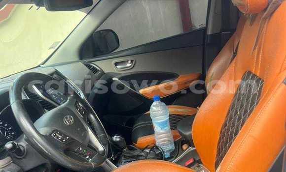 Sayi Na hannu Hyundai Santa Fe White Mota in Cotonou a Benin