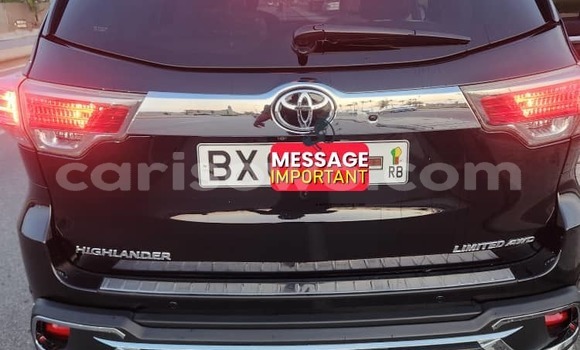 Acheter Occasion Voiture Toyota Highlander Noir à Cotonou, Benin Acheter Occasion Voiture Toyota Highlander Noir à Cotonou, Benin