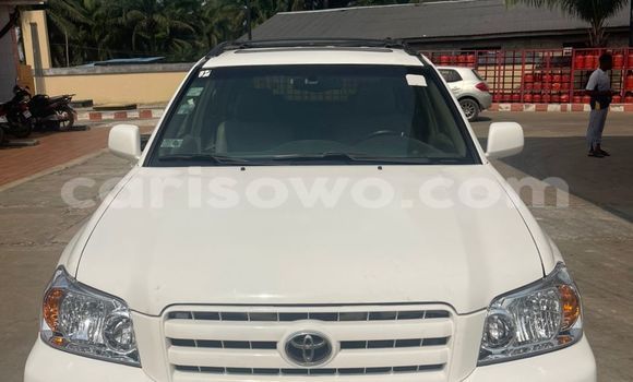 Buy Used Toyota Highlander White Car in Cotonou in Benign Buy Used Toyota Highlander White Car in Cotonou in Benign