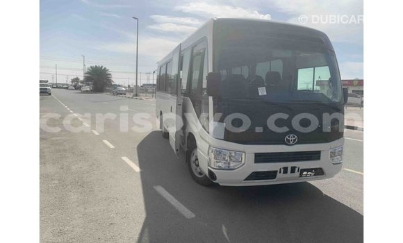 Sayi Imported Toyota Coaster White Babbar mota in Import - Dubai a Benin Sayi Imported Toyota Coaster White Babbar mota in Import - Dubai a Benin