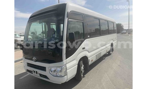 Sayi Imported Toyota Coaster White Babbar mota in Import - Dubai a Benin Sayi Imported Toyota Coaster White Babbar mota in Import - Dubai a Benin