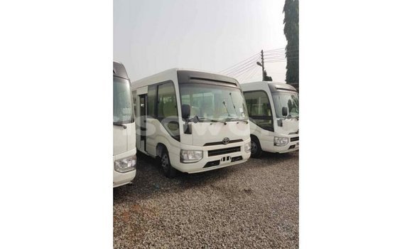 Sayi Imported Toyota Coaster White Babbar mota in Import - Dubai a Benin Sayi Imported Toyota Coaster White Babbar mota in Import - Dubai a Benin