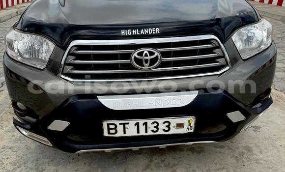 Buy Used Toyota Highlander Black Car in Cotonou in Benign Buy Used Toyota Highlander Black Car in Cotonou in Benign