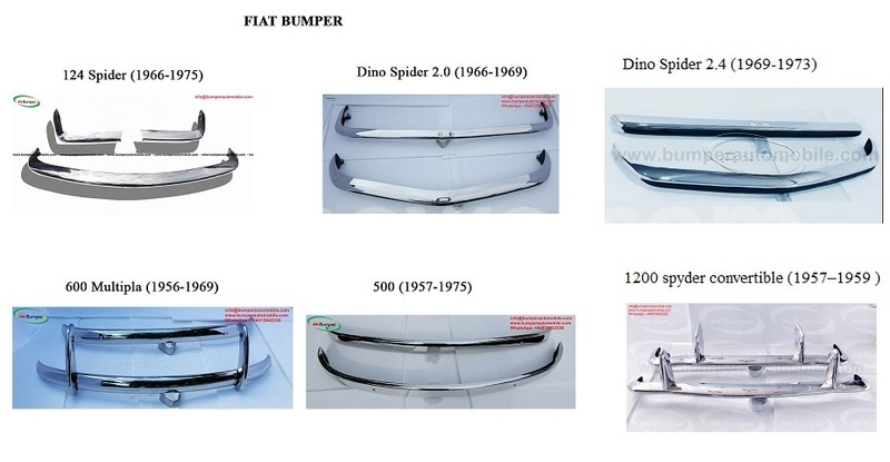 Big with watermark fiat bumpers options